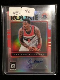 Nba Basketball Rookie Autographed Card
