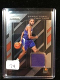 Nba Basketball Game Used Jersey Relic Card