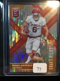 Baker Mayfield Oklahoma Sooners And Cleveland Browns Rookie Card