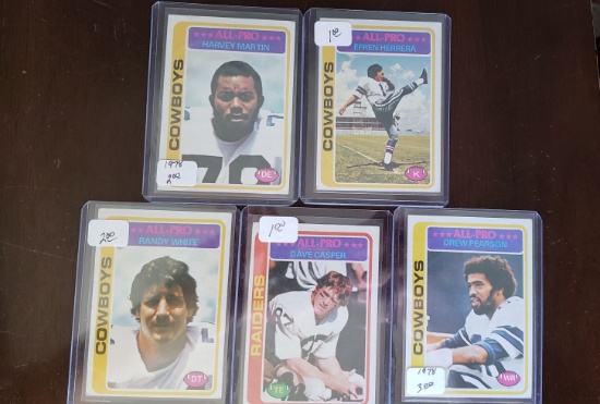 Nfl Topps Football 1978 All-pro Cards