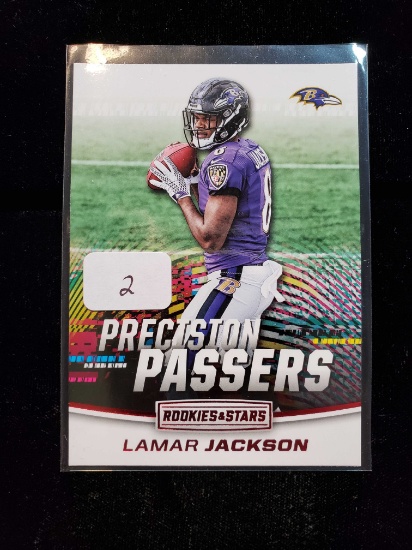 Lamar Jackson Baltimore Ravens Rookie Insert Card