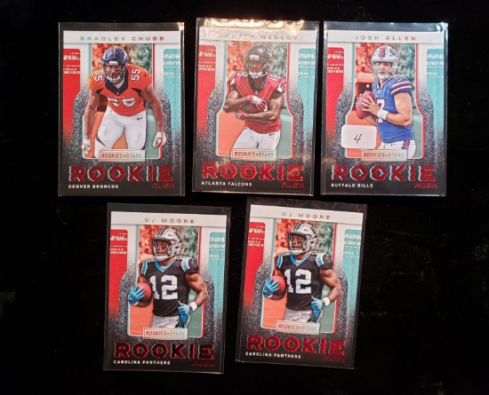 2018 Rookies And Stars Rookie Rush Red Foil Insert Card