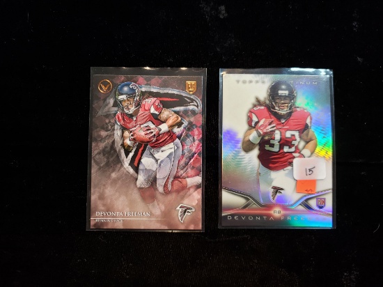 Devonta Freeman Atlanta Falcons Rookie Card Lot