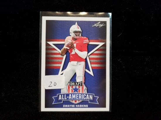 Dwayne Haskins Ohio State All American Rookie Card