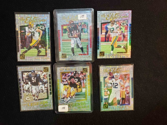 2017 Panini Donruss Football Card Lot Of 7 Elite And Legends Series Inserts