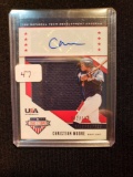 Panini Stars And Stripes Usa Baseball Autographed Jersey Card