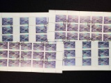 World Postage Lot Of 5 Cccp Russian Soviet Union Canceled Stamp Sheets