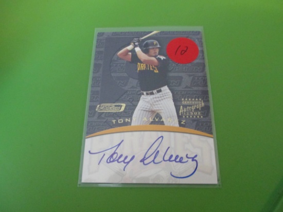 Tony Alvarez Signiture Card