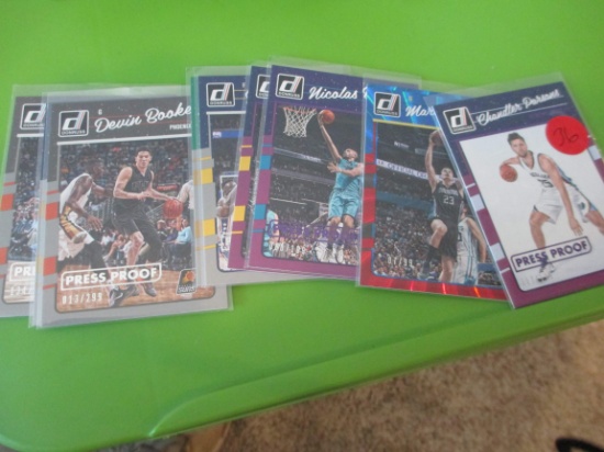 Lot Of 9 Donruss Basketball Cards