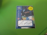 Winston Abreu Signiture Card 2002 Select Rookies And Prospects