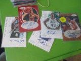 Lot Of (5) Signiture Basketball Cards
