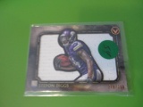 Stefon Diggs Jersey Patch Card Rookie Card And Numbered 278/300