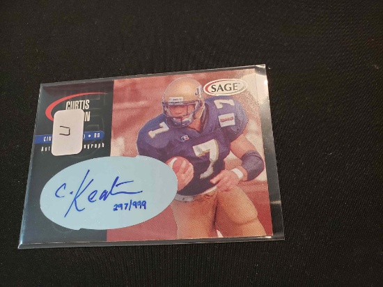 Nfl Football Hand Numbered Rookie Auto 297/999