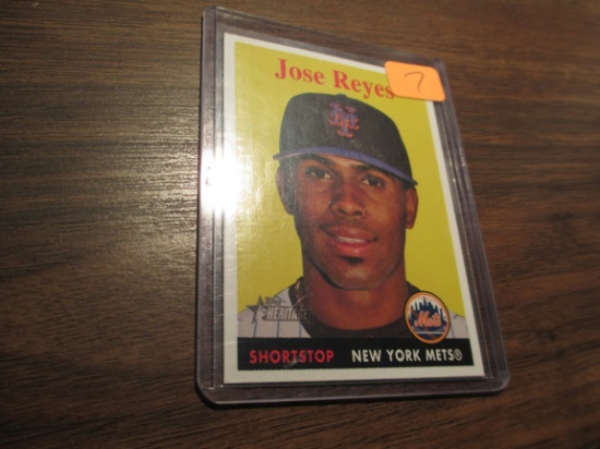 Jose Reyes Sp Card Mets