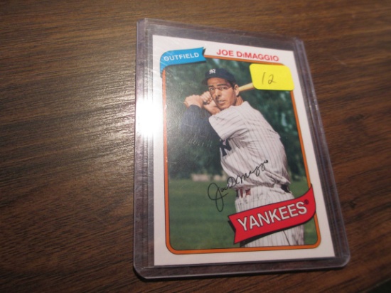 Joe Dimaggio Card