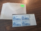 .03 American Automobile Assoctiation Mint Stamp Plate Block