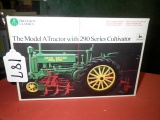 JD MODEL A TRACTOR W/ 290 SERIES CULTIVATOR
