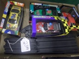 (4) SLOT CARS 1/32 NEW WITH SOME TRACK