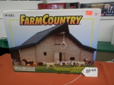 FARM COUNTRY RANCH LOG BARN PLAYSET