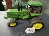 JD TRACTOR W/ CAB, DUAL WHEELS