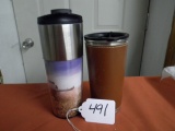 (2) NEW TRAVEL MUGS