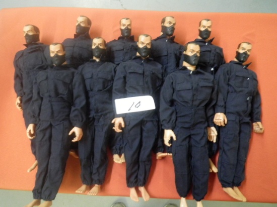 10 DOLLS  1996 HASBRO WITH 21ST CENTURY TACTICAL
