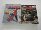 MARVEL BOOK 1991 AND GI JOE BOOK  1967 TO 1997