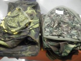 11 CAMO  TENTS  ASSORTED SIZES