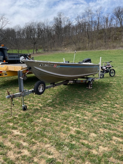 Small Boat with Trailer