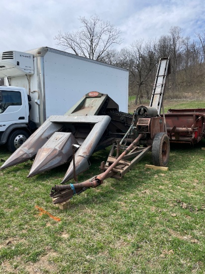 New Idea Two Row 327 Corn Picker