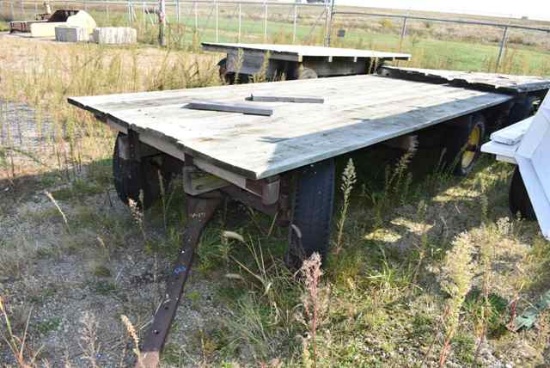 (Located in Mendota, IL) Trailer, Wood Deck, 14' L