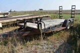 (Located in Mendota, IL) Fleetcraft Wood Deck Trai