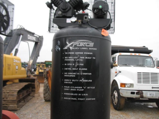 X-FORCE, 80 GAL, 7 HP, AIR COMPRESSOR & TANK