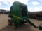 JD 468 MEGA WIDE PLUS BALER, W/ NET WRAP