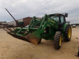 JD 6430 PREMIUM W/ 673 LOADER, BUCKET, HAY SPEAR, PALLET FORKS, 2027 HRS, S