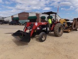 CASE IH 895 TRACTOR, BUCKET & SPEARS