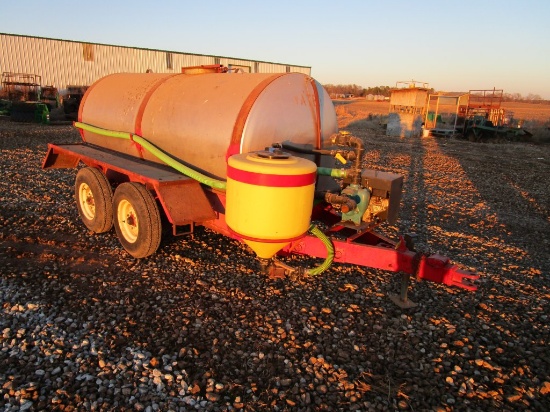 KBH 1000 Gallon Aluminum Water Trailer