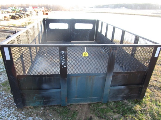 12" Black Cargo Bed