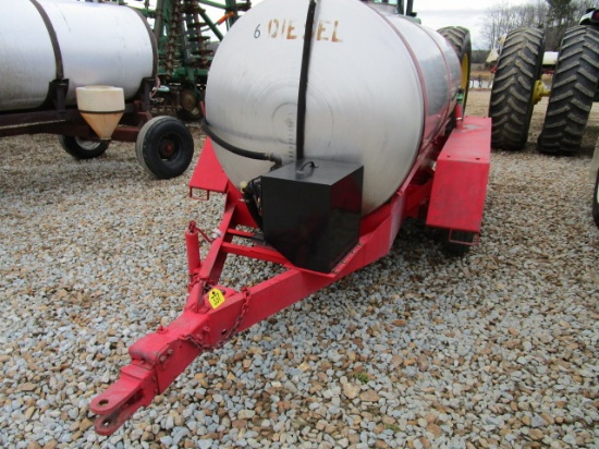 Fuel Trailer Stainless 1000 Gal