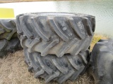 Unused Rear Combine Tires/Rims for Case 7120-8250