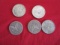 (5) SILVER DOLLARS