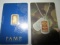 (2) 2.5 GRAM GOLD PIECES 9999 FINE GOLD