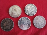 (5) SILVER DOLLARS