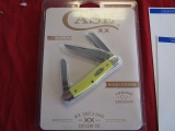 CASE MED STOCKMAN YELLOW HANDLE 2 BLADE