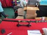 JAPANESE SAMURI SWORD W/ SHEATH & STAND