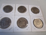 6 IKE DOLLARS 1776-1976