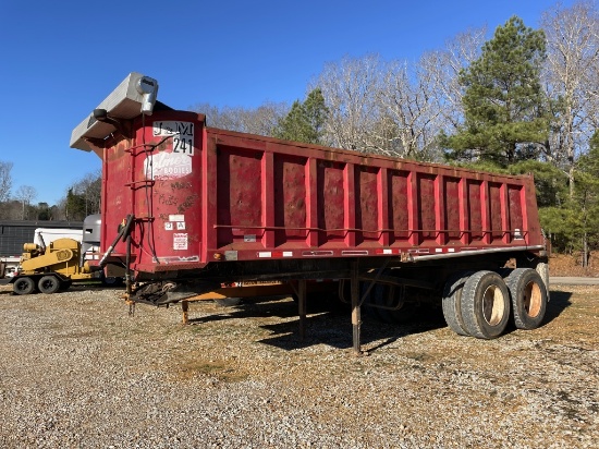 1998 Palmer TA-24H Hybrid 24' Dump Trailer