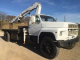 1987 Ford F800 Knuckle Boom Truck