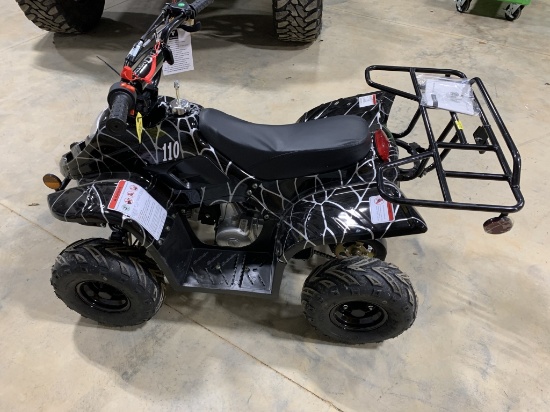 2021 TAO Motors 110 Black 4 Wheeler - UNUSED