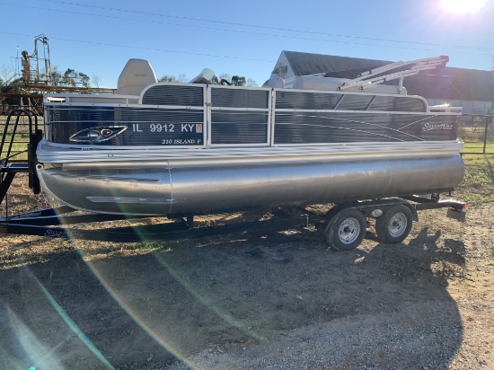 2017 Silver Wave 210 Island F 21' Pontoon